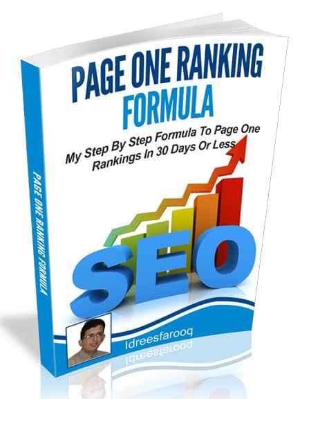 Page One Ranking Formula