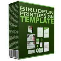 Birudeun Print Design Template 1