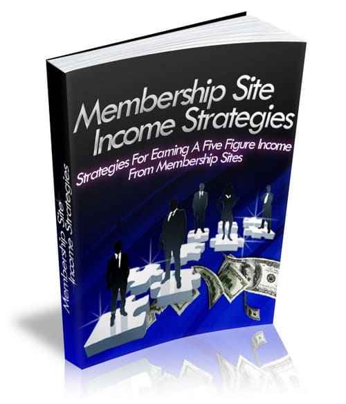 Membership Site Income Strategies