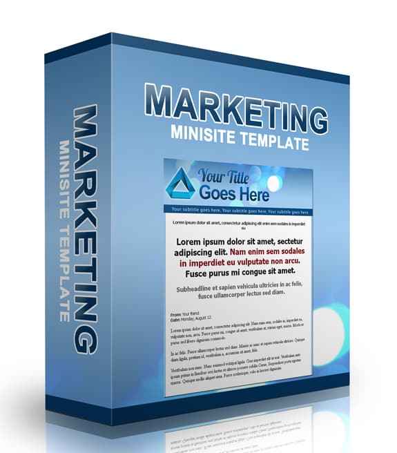 Marketing Minisite Template 2