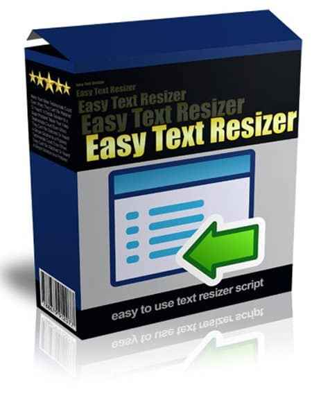 Easy Text Resizer