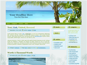 Saona Island WP Theme