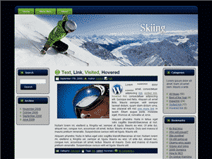 Skiing – WP Theme