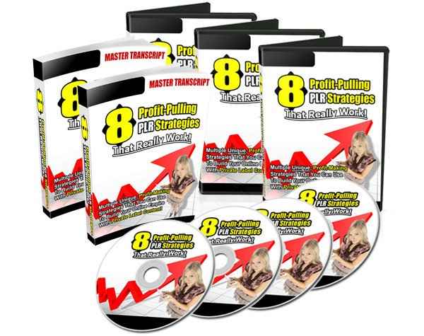 8 Profit-Pulling PLR Strategies Wholesale Package,8 Profit-Pulling PLR Strategies plr