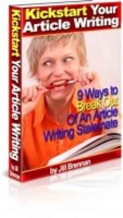 Kickstart Your Article Writing Free eBook,Kickstart Your Article Writing plr,free plr download