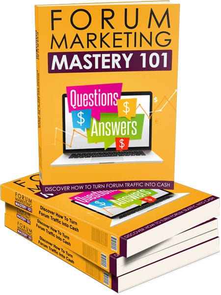 Forum Marketing Mastery 101 – Upsell