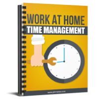 Work at Home Time Management book cover