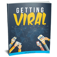 Book cover titled 'Getting Viral' with vibrant, digital graphics.