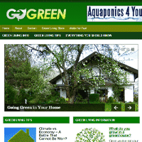 Eco-friendly house surrounded by greenery on website banner.