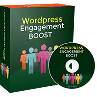 WordPress Engagement Boost software package with disk.