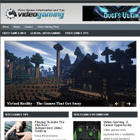 Website screenshot of a gaming blog page.