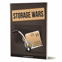 Storage Wars book cover with hand truck and boxes.