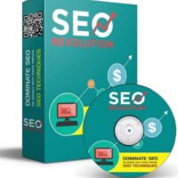 SEO Revolution software box and disc packaging.