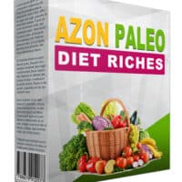 Paleo diet book with vibrant vegetable basket on cover.