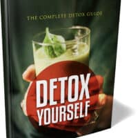 Book cover for 'The Complete Detox Guide' with smoothie.