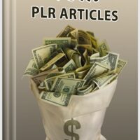 Bag of money representing 401K PLR articles concept.