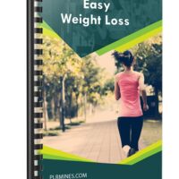 E-book cover titled Easy Weight Loss featuring jogging woman.