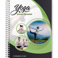 Yoga Secrets Revealed book with diverse poses illustrated.