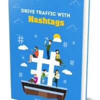 Book cover on using hashtags to drive traffic.