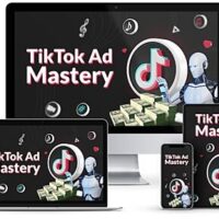 TikTok Ad Mastery course on various digital devices.