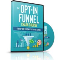 Opt-In Funnel Crash Course DVD and case illustration.