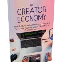 Book cover of "The Creator Economy" on content creation.