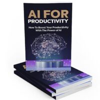 Books on boosting productivity with AI technology.