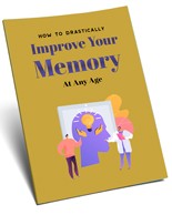 Book cover titled "How to Creatively Improve Your Memory at Any Age.