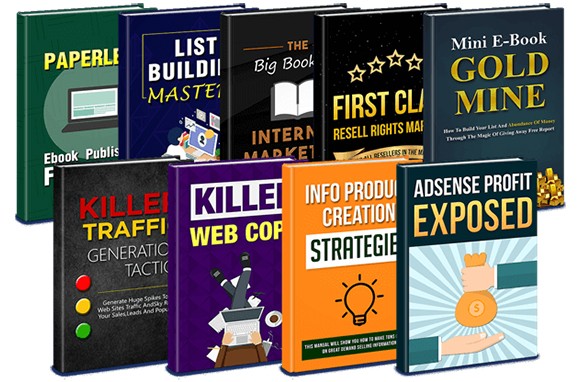 Collection Of 9 Resellable Ebooks