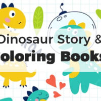 dinosaur story coloring books