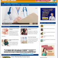 Ovarian Cysts Niche PLR WordPress Website