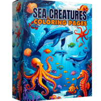 Sea Creature Coloring Pages for Kids,sea animals coloring pages for kids,sea animals colouring pages for kids,sea animals coloring pages for toddlers,ocean animals colouring pages for kids